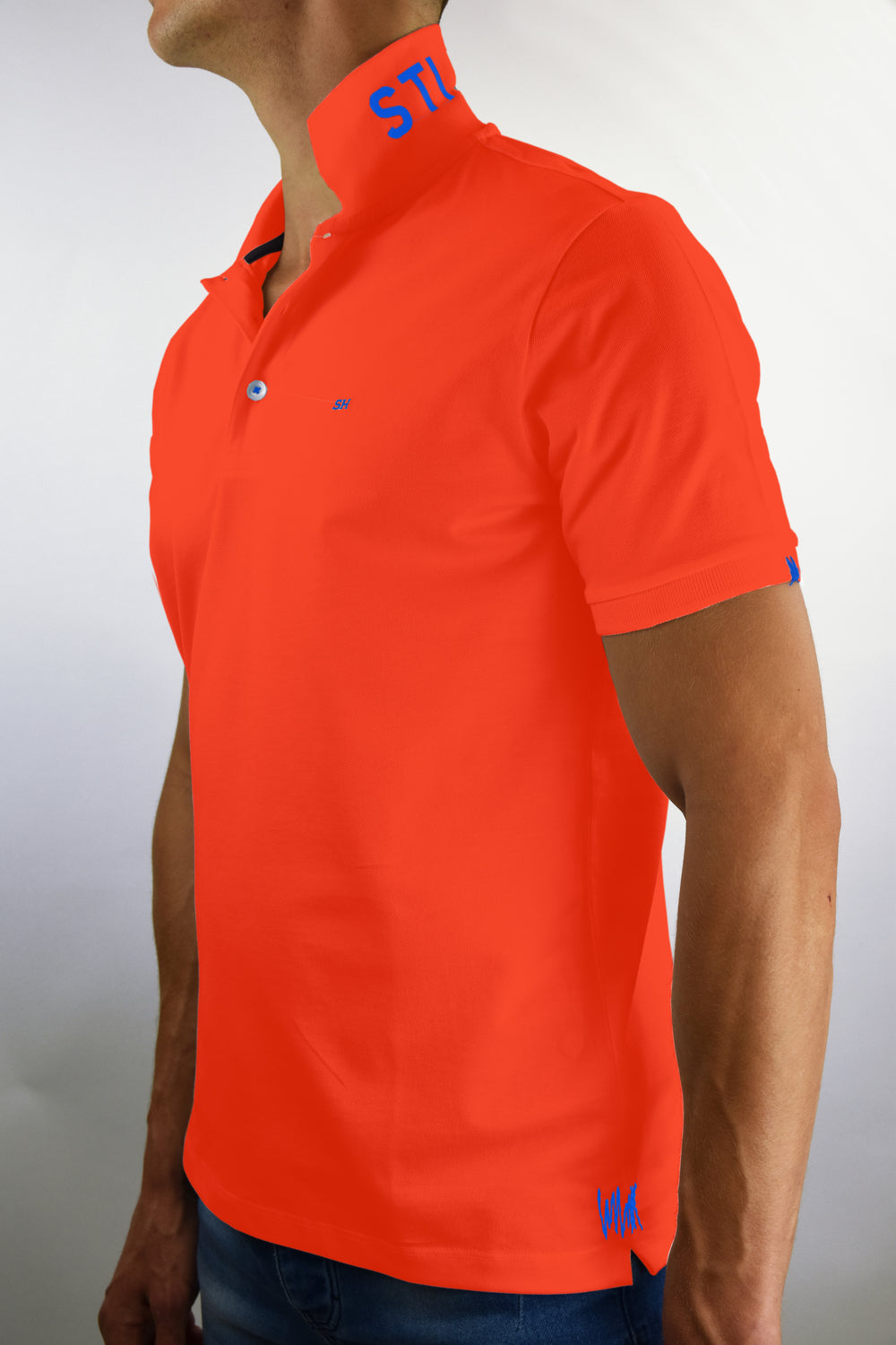 Polo Shirt Fire Red