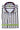 White - Purple - Green stripes