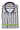 White - Purple - Green stripes