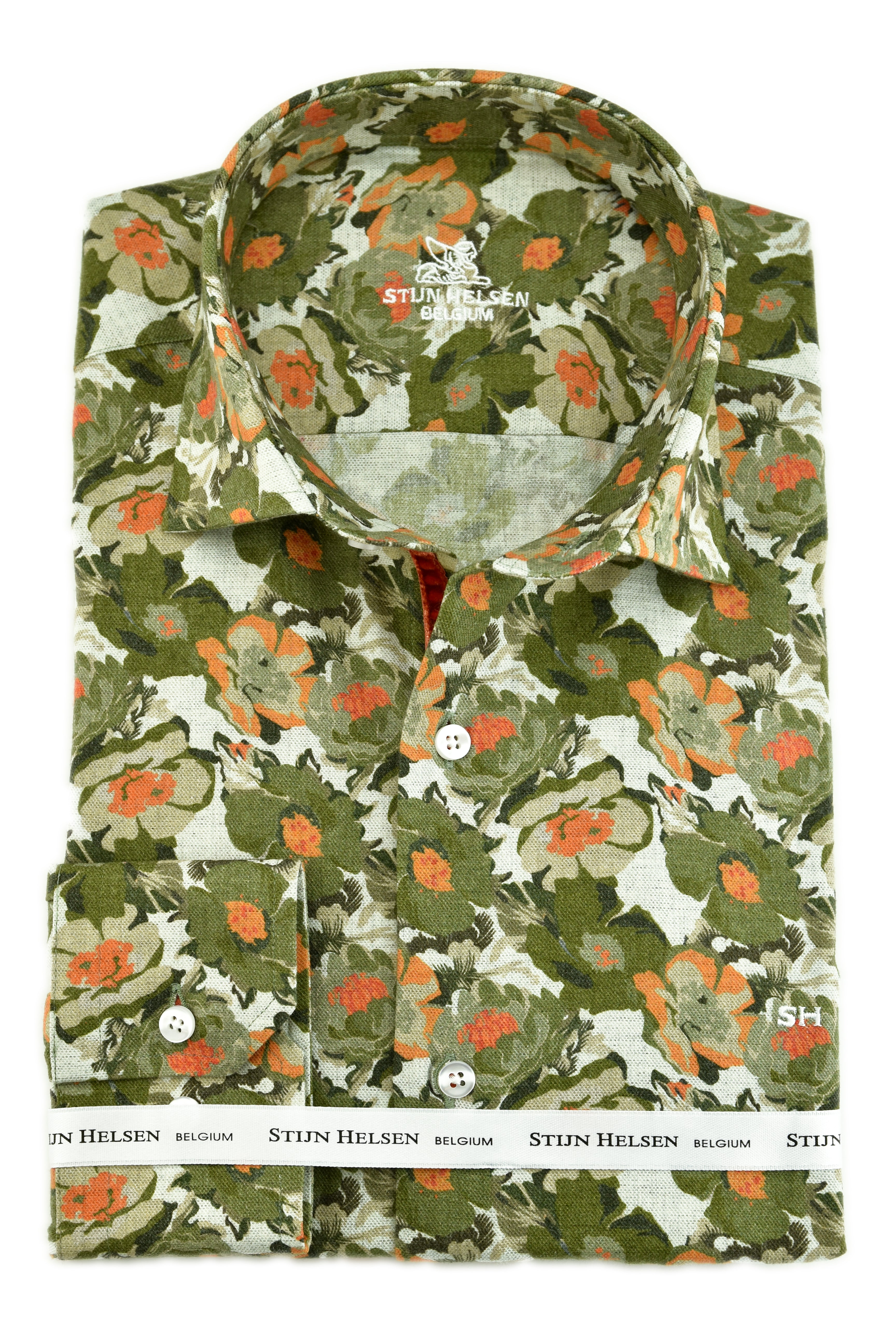 Printed Green - Orange