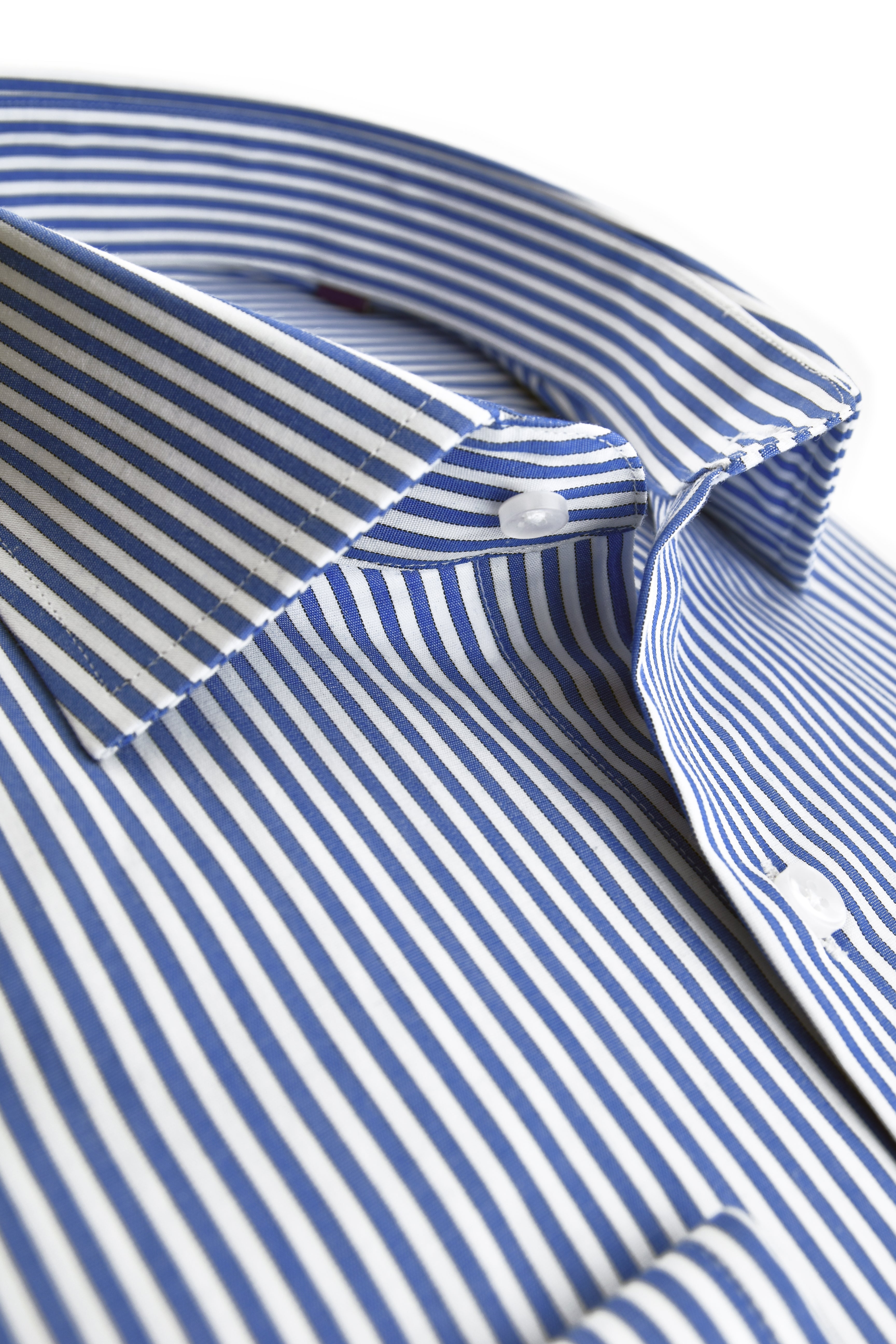 White - Blue Stripes